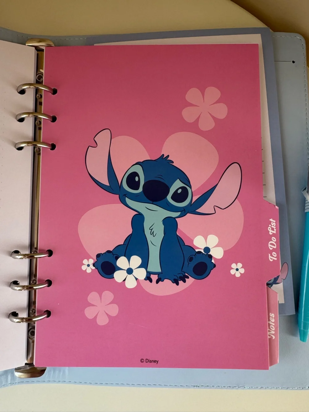 Disney Primark Stitch and Angel Notebook Binder